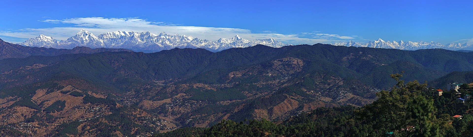 Himalayan landscape in Uttarakhand